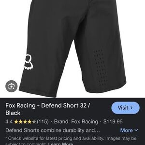 Fox Racing Ranger black  Shorts Mountain bike